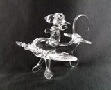 Snoopy Flying Ace Glass Figurine - EXTREMELY RARE!