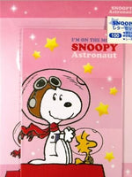 Snoopy Astronaut Stationery - Pink