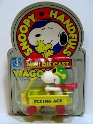 Snoopy Flying Ace In Diecast Wagon