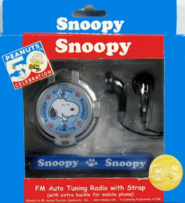 Snoopy Fm Auto Tuning Radio With Strap