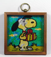 Snoopy Multi-Colored Framed Foil Picture