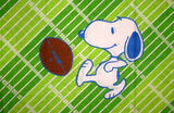Vintage Peanuts Gang Pillow Case - Football