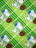 Vintage Peanuts Gang Fitted Sheet - Football