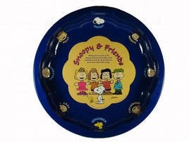 Snoopy And Friends Collectible Scalloped Metal Bowl