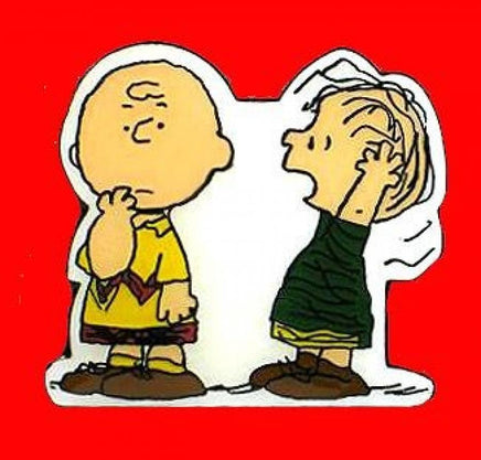 Charlie Brown and Linus Pin