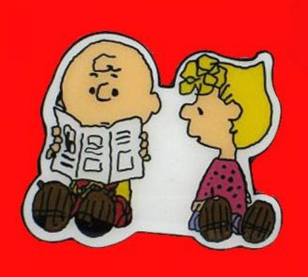 Charlie Brown And Sally Pin