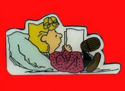Sally Reading Enamel Pin