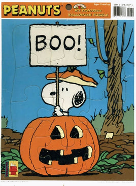 Snoopy Halloween Frame-Tray Jigsaw Puzzle