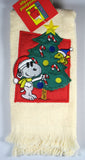 Snoopy Joe Cool Christmas Fingertip Towel