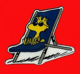 Woodstock In Chair Pin (New But Near Mint)