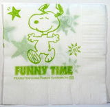 Snoopy Imported Dinner Napkins ("Funny Time")