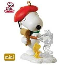 2010 Winter Fun Wiith Snoopy #13 Miniature Christmas Ornament