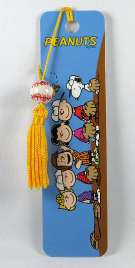 Peanuts Gang Baseball Team Beaded Book Mark