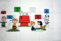 Vintage Peanuts Gang Pillow Case - Multiple Phrases