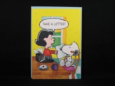 Secretaries Day Card - Lucy And Snoopy