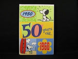 Snoopy 50th Birthday Card