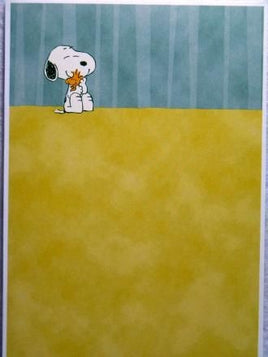Get Well Card - Snoopy And Woodstock Hug