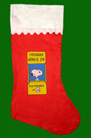 PEANUTS GIANT CHRISTMAS STOCKING - FRIENDLY ADVICE (3 Feet Long!)
