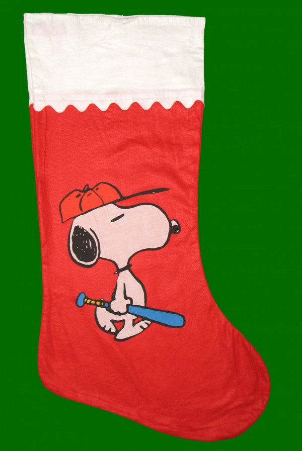 PEANUTS GIANT CHRISTMAS STOCKING - SNOOPY FOOTBALL PLAYER