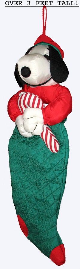 Giant Snoopy Quilted Christmas Stocking - Over 3 Feet Tall!