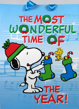 Peanuts Gang Holiday Gift Bag - On Sale!