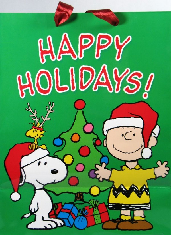 Peanuts Gang Holiday Gift Bag - ON SALE!