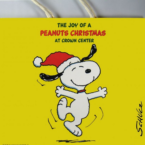 Joy of a Peanuts Christmas at Crown Center Gift Bag - Large