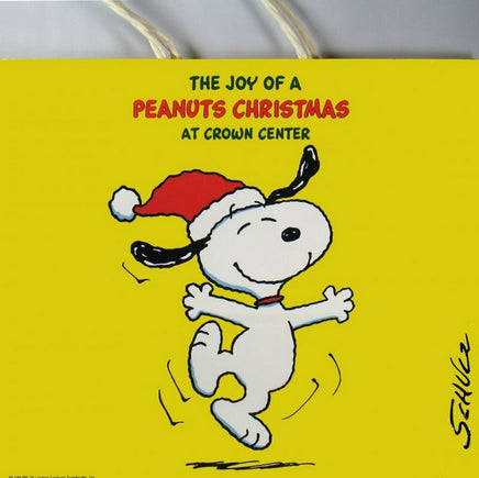 Joy Of A Peanuts Christmas At Crown Center Gift Bag - Large