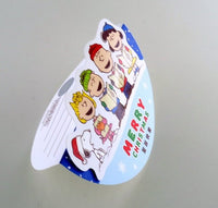 Snoopy Mini 2 - D Christmas Gift Card With Glossy Glitter Accents - snoopn4pnuts.com