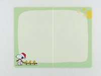 Snoopy Mini Christmas Card With Metallic Accents - snoopn4pnuts.com