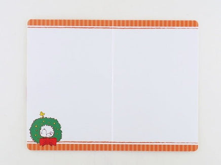Snoopy Mini Christmas Card With Metallic Accents - snoopn4pnuts.com