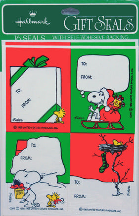 Snoopy Vintage Holiday Gift Tags - snoopn4pnuts.com