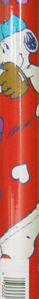 Snoopy Catching Hearts Vintage Gift Wrap Roll - snoopn4pnuts.com