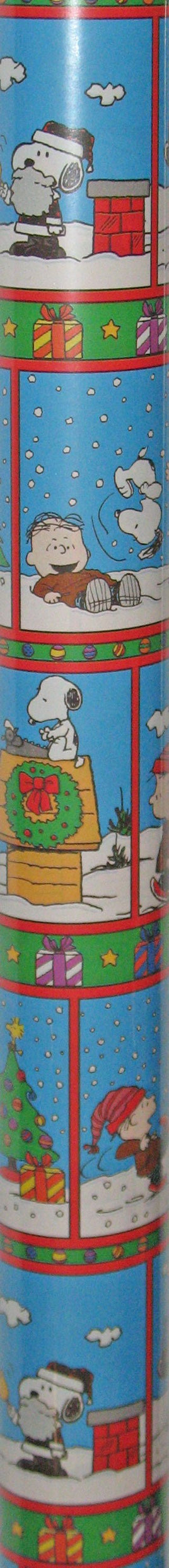 Peanuts Gang Christmas Gift Wrap Roll - 40 Sq. Feet! - snoopn4pnuts.com