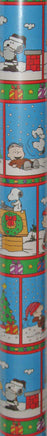 Peanuts Gang Christmas Gift Wrap Roll - 40 Sq. Feet! - snoopn4pnuts.com