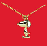 Snoopy Gold-Tone 3-D Necklace