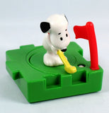 McDonald's 1997 Snoopy Puzzle Piece Toy - Golfer