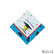 Snoopy Graduation Luncheon / Dessert Napkins - snoopn4pnuts.com