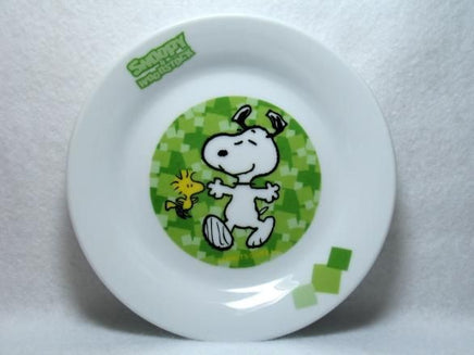 Snoopy And Woodstock Decorative Plate - Green