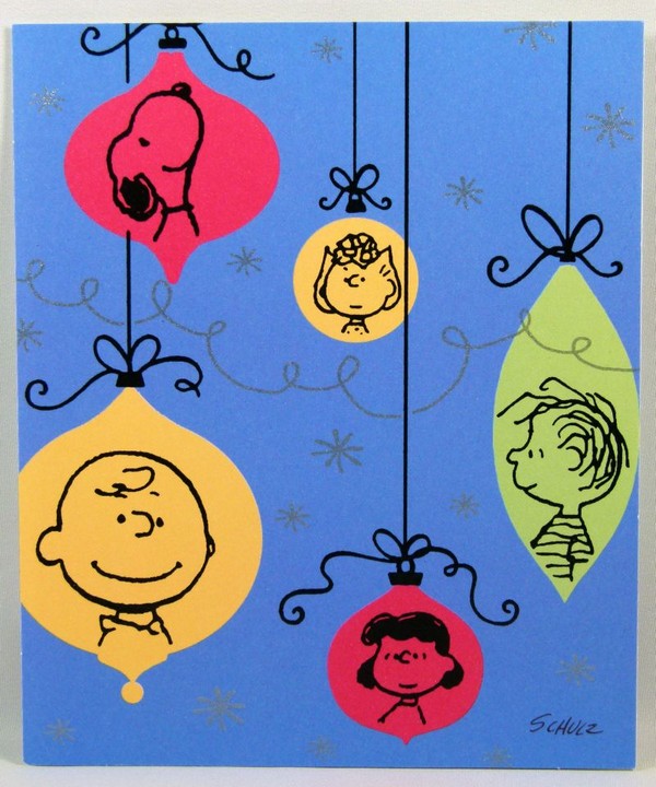 Christmas Card - Peanuts Gang