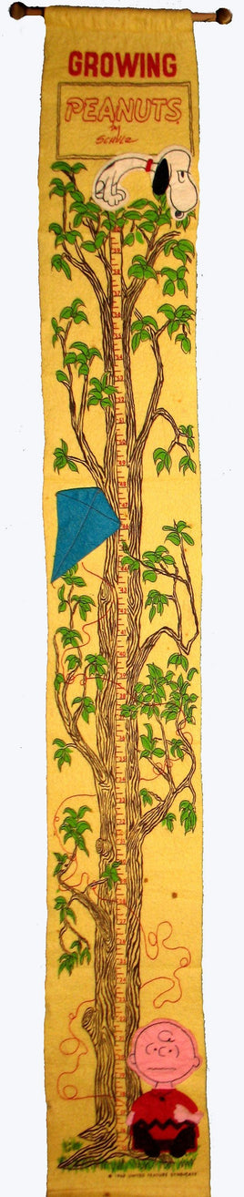 Charlie Brown And Snoopy Felt Growth Banner