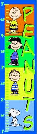 Peanuts Gang Growth Chart - On Sale!