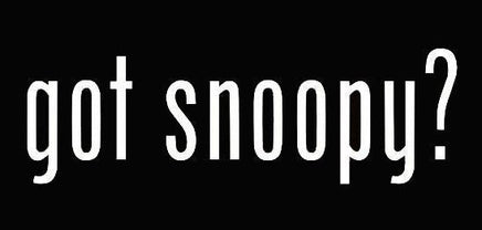 "Got Snoopy?" Die - Cut Vinyl Decal - White - snoopn4pnuts.com