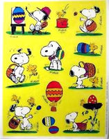 Snoopy Easter Stickers - ON SALE!