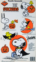 Snoopy Vintage Halloween Reusable Window Clings