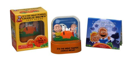 It's The Great Pumpkin, Charlie Brown Halloween Globe And Sticker Book (Partial Water Evaporated In 