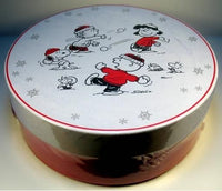 Hallmark Special - Edition Dessert Plates Set - "Winter Fun" (Missing One Plate) - snoopn4pnuts.com