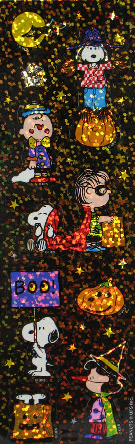 Peanuts Gang Halloween Holographic Stickers