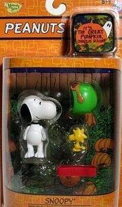Snoopy Flying Ace Figure -  Halloween Memory Lane  (Snoopy Discolored/Not Seen In Photo)