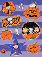 Peanuts Gang Halloween Window Clings